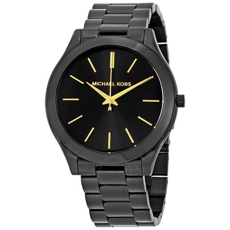 michael kors slim runway watch olive|Michael Kors black runway watch.